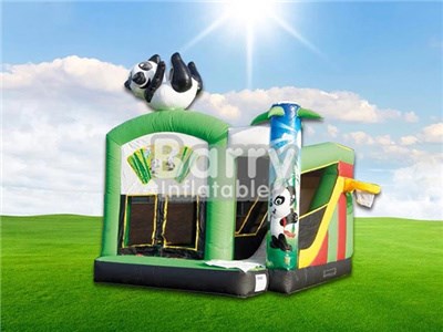 Outdoor Safety Inflatable Panda Bounce House Combo,Kids Bounce Combo BY-IC-020